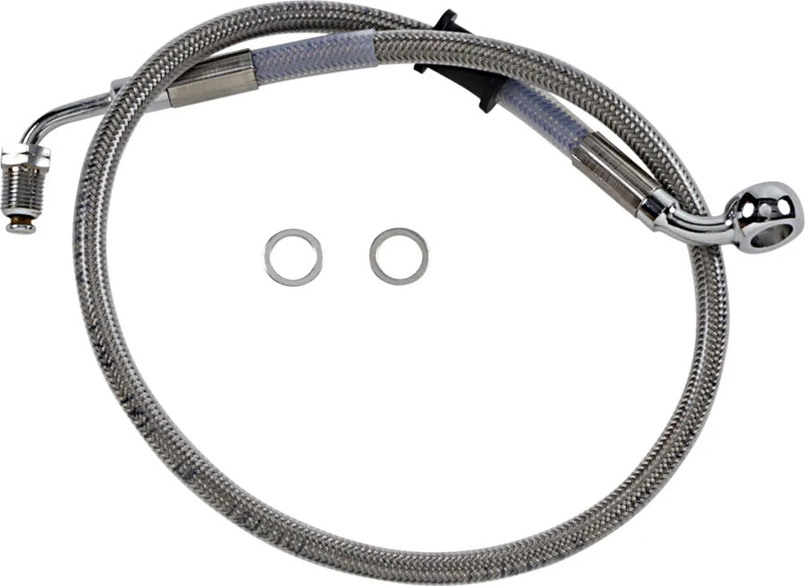 harley davidson flde [DRAG SPECIALTIES] – Edelstahl Bremsleitungs-Kit