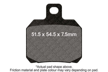 DUCATI S 750 Nuda Dark [EBC] – Extreme Performance Sintered "EPFA" Bremsbeläge hinten