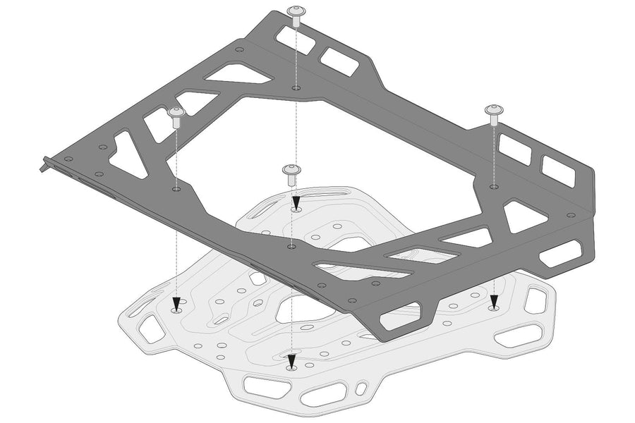 [SW-MOTECH] - Extension pour porte-bagages ADVENTURE-RACK – photo 2