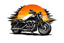 Harley Davidson Sportster [Tazza bianca] - Sunset Split - Un lato