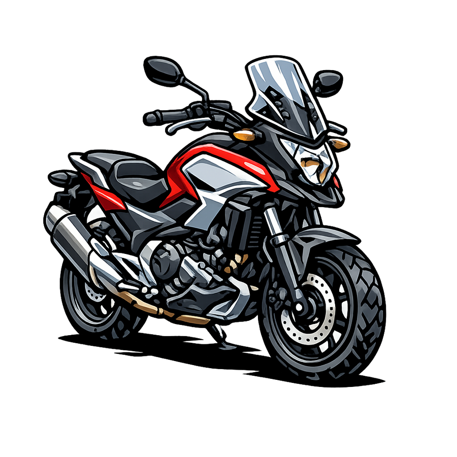 Honda nc 700 [T-Shirt] - Caricature - Back Print
