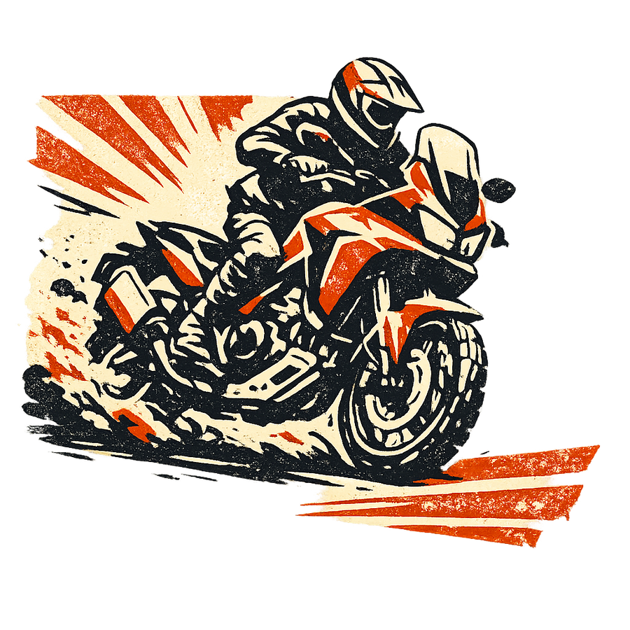 Honda nc 700 [Hoodie] - Retro Rallye - Brust Print