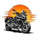 Honda nc 700 [Black cup] - Sunset Split - One-sided