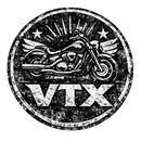 Honda vtx 1300 [Tasse Weiß] - Grunge Badge - Einseitig