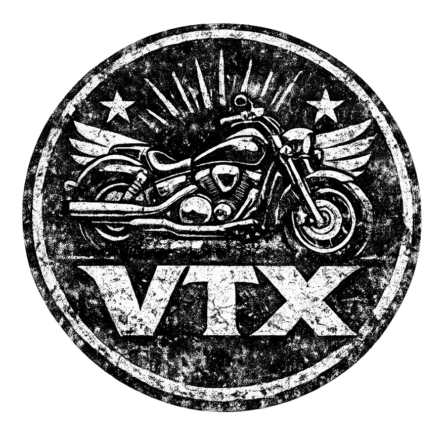Honda vtx 1300 [Tasse Weiß] - Grunge Badge - Einseitig