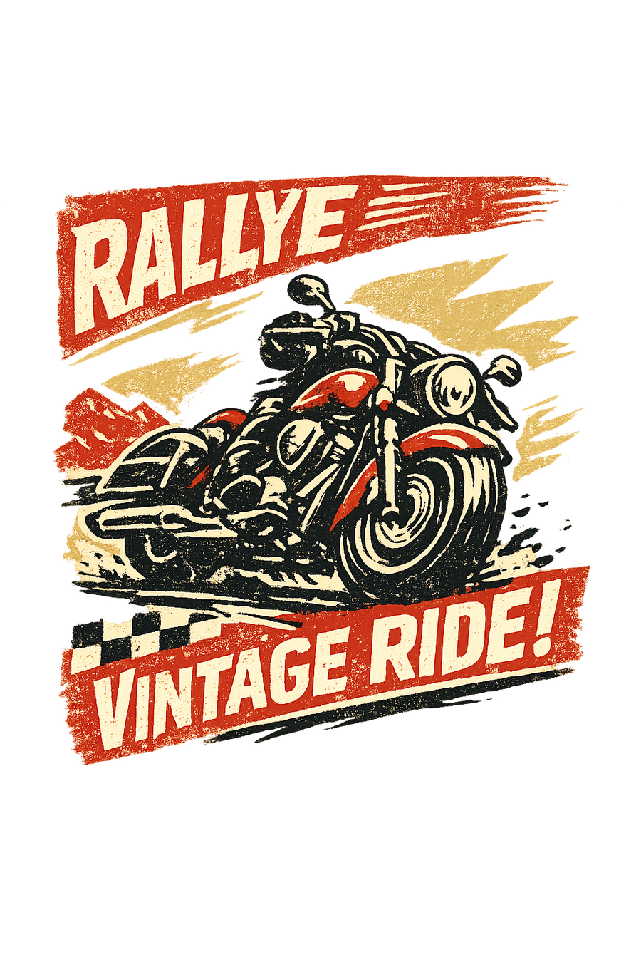 Honda vtx 1300 [T-Shirt] - Rallye Rétro - Impression au dos