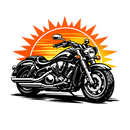 Honda vtx 1300 [T-Shirt] - Sunset Split - Rücken Print