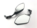 Außenspiegel Suzuki Yamaha Kawasaki [Lagerware] - Rückspiegel Spiegel eckig-2