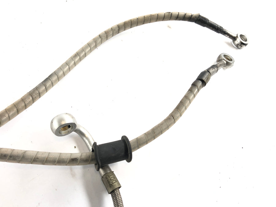 Ducati 888 Strada [1993] - linea del freno impostata nella parte anteriore dell'acciaio Flex