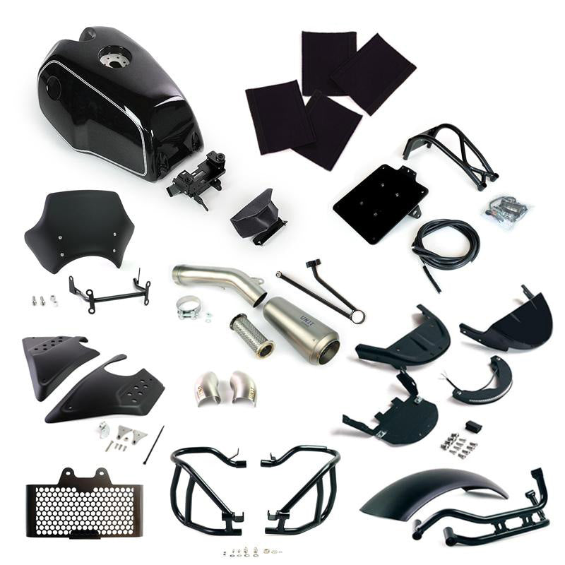 BMW R nineT 1200 Roadster [2014-2023] - Kit /7 Schwarz