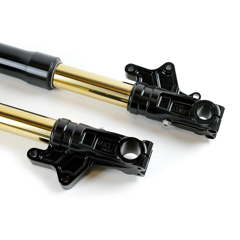 BMW R nineT 1200 Urban G/S (hoher Auspuff) [2017-2023] - Öhlins USD High Fork Kit + Unit Garagenplatten und Füße (hohe Version)