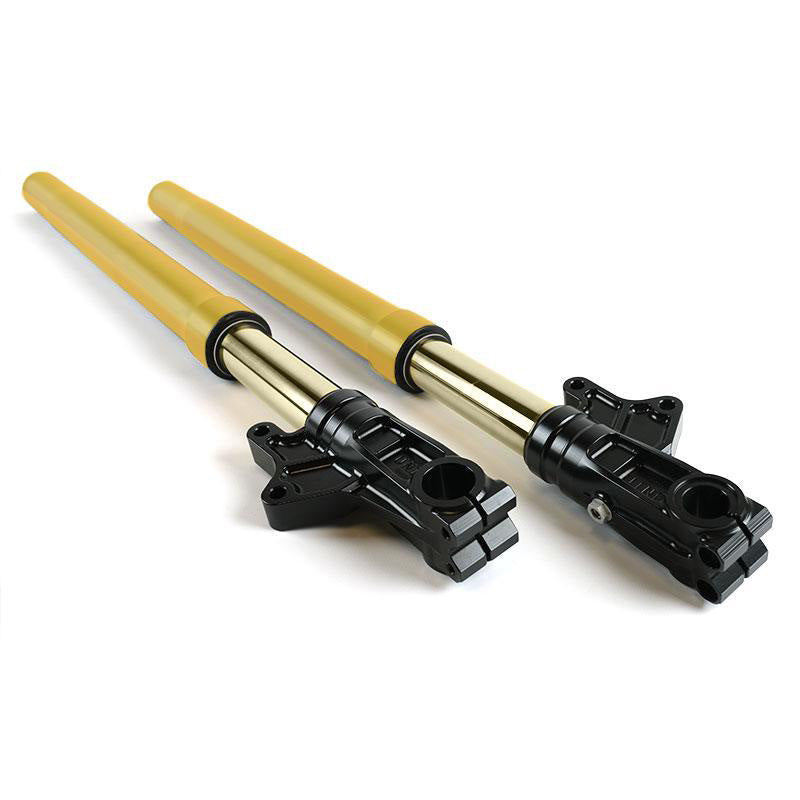 BMW R nineT 1200 Urban G/S (niedriger Auspuff) [2017-2023] - Öhlins USD High Fork Kit + Unit Garagenplatten und Füße (hohe Version)