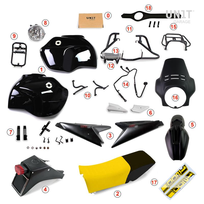BMW R 120 G/S [2004-2012] - 40th Anniversary Kit 2004–2012