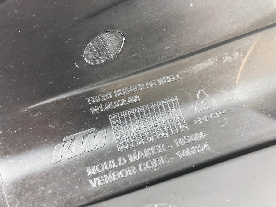 KTM Duke 125 [2011] - Cache-roue arrière anti-éclaboussures