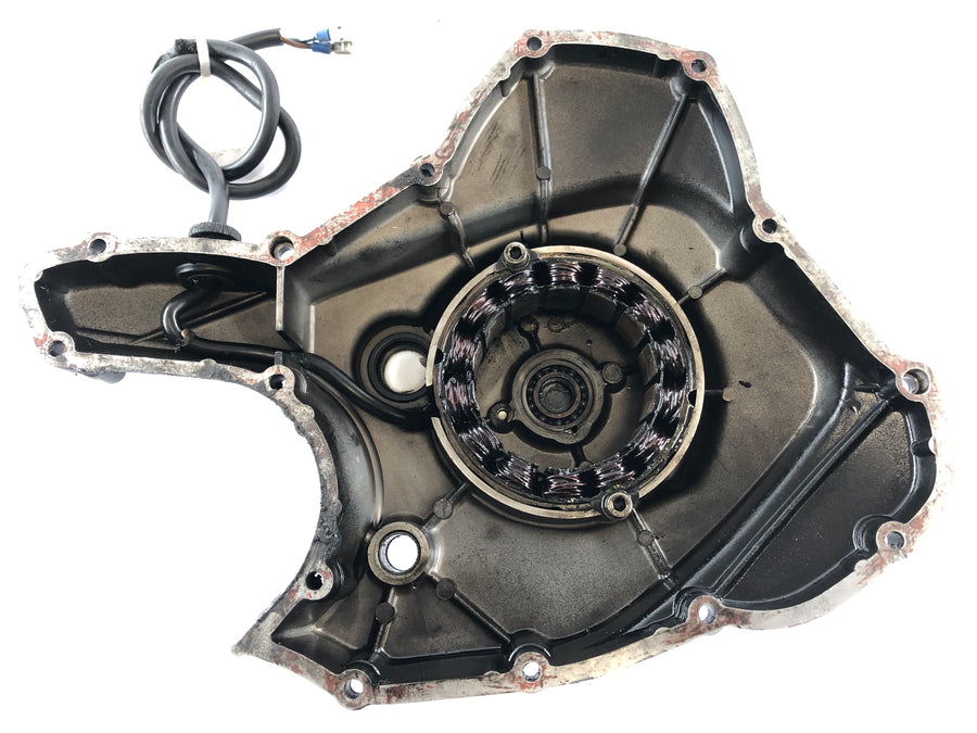 Ducati Paso 750 [1990] - Coperchio alternatore con coperchio del motore statore