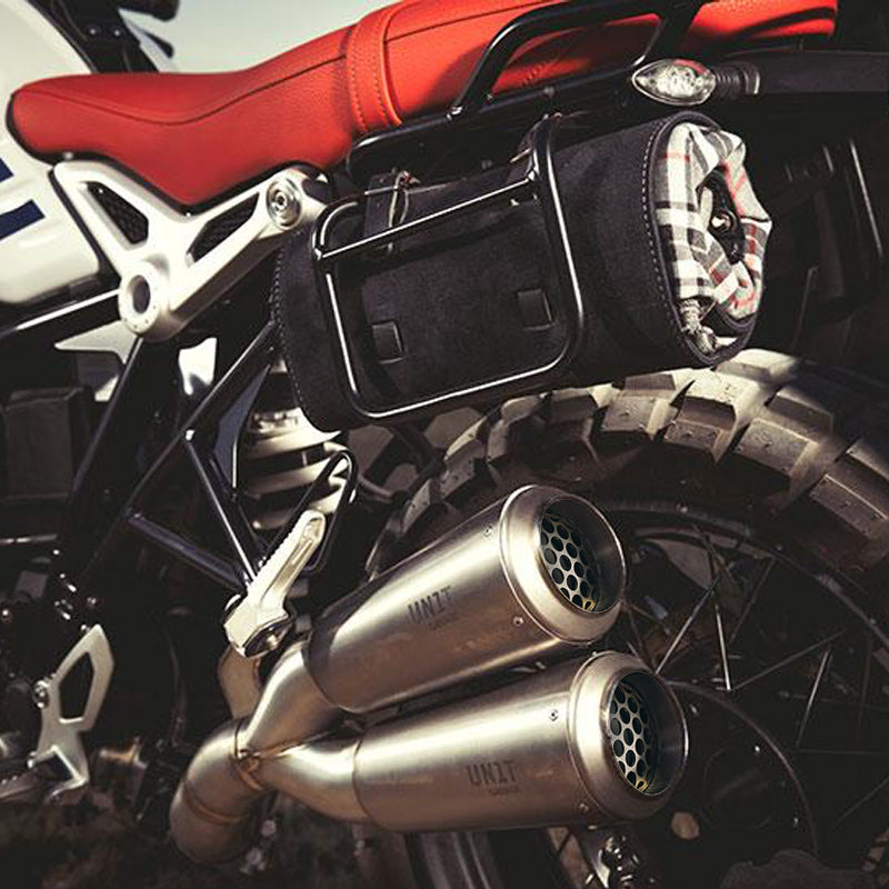 BMW R nineT 1200 Roadster [2014-2023] - Doppelauspuff aus Titan mit sichtbaren Schweißnähten