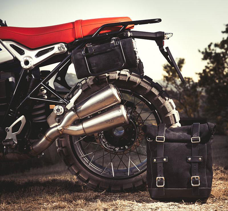 BMW R nineT 1200 Roadster [2014-2023] - Doppelauspuff aus Titan mit sichtbaren Schweißnähten