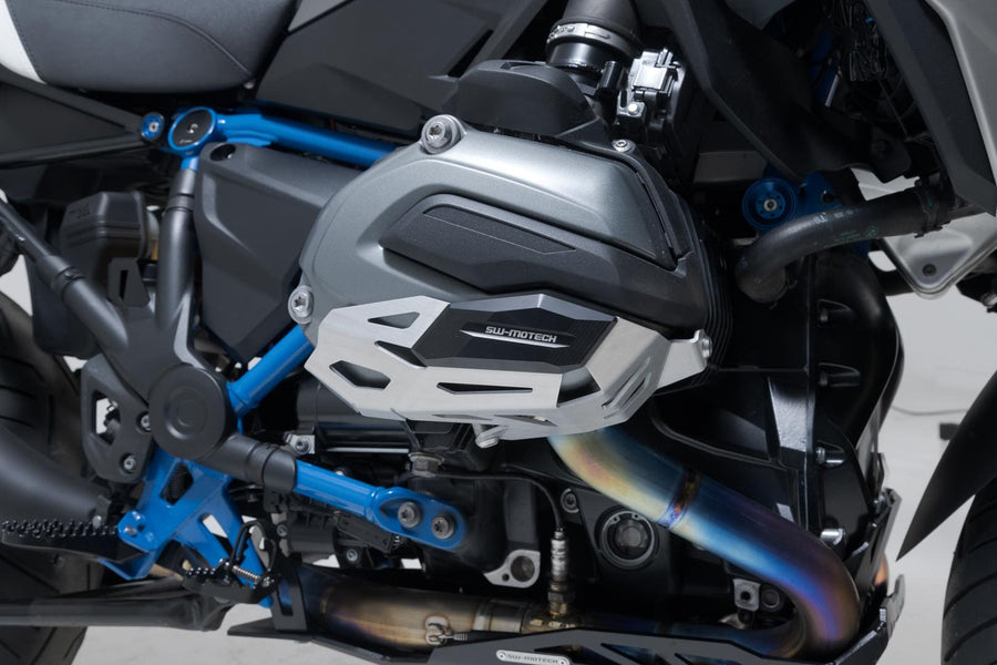 BMW R 1200 RS [2015-2018] - protezione cilindro nero/argento – immagine 2