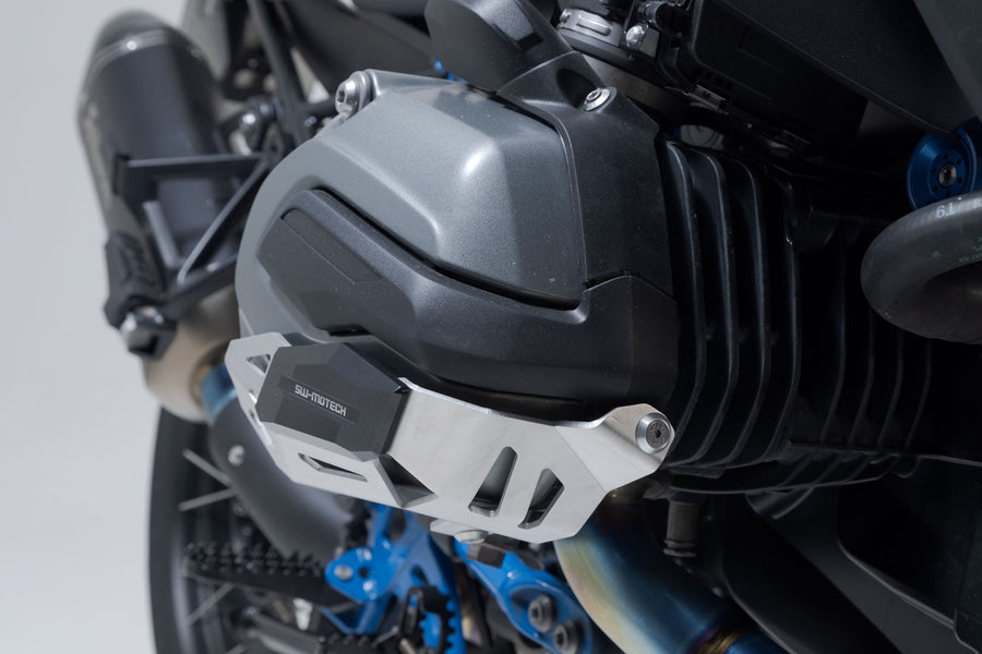 BMW R 1200 RS [2015-2018] - protezione cilindro nero/argento – immagine 4