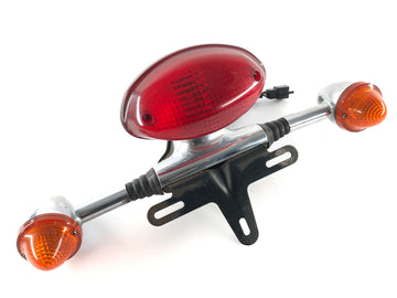 Triumph Bonneville 908MD [2001] - License plate holder with tail light and indicator