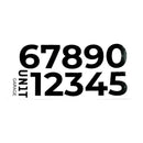 BMW R 1200 GS ADV [2004-2012] - numéros adhésifs noirs