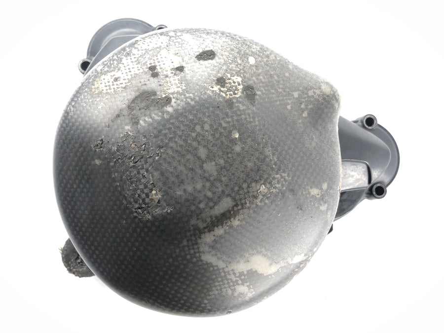 Triumph Street Triple R 675 D67LD [2008] - Alternator cover with carbon cover