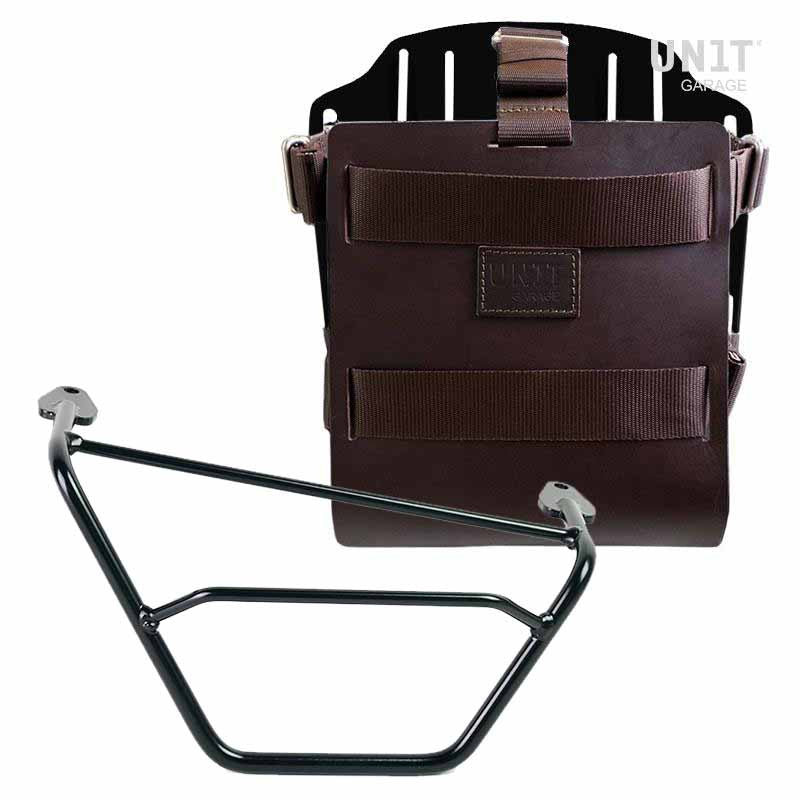 BMW R 1200 GS LC bike [2013-2019] - bag holder aluminum with adjustable leather front, quick coupling and right frame