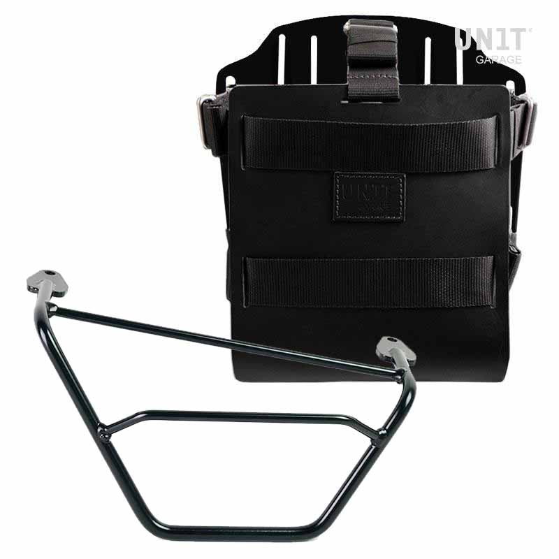 BMW R 1200 GS LC bike [2013-2019] - bag holder aluminum with adjustable leather front, quick coupling and right frame