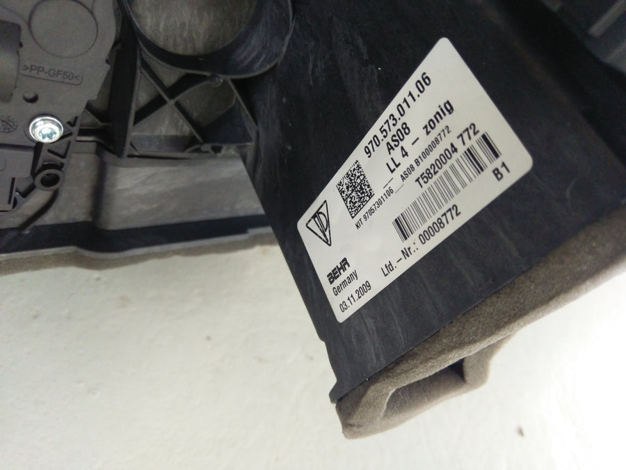 Porsche Panamera Turbo [2010] - Blower box air conditioning box air conditioning heating housing