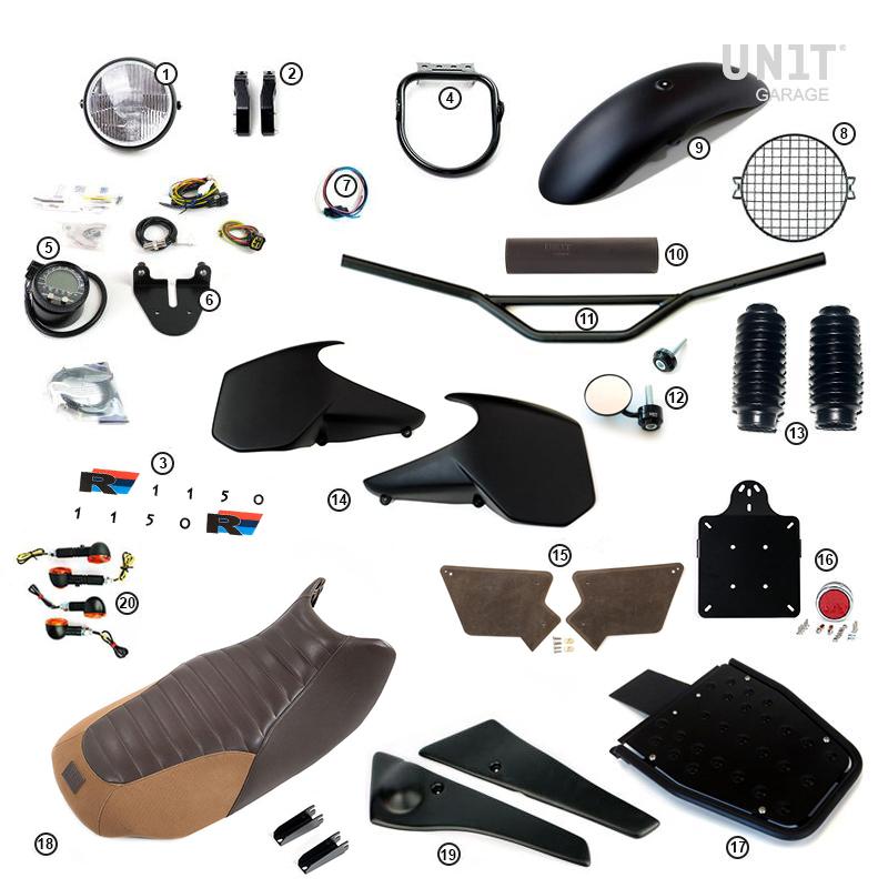 BMW R 1150 R [2000-2006] - Basic Kit mit Tankseitenverkleidungen