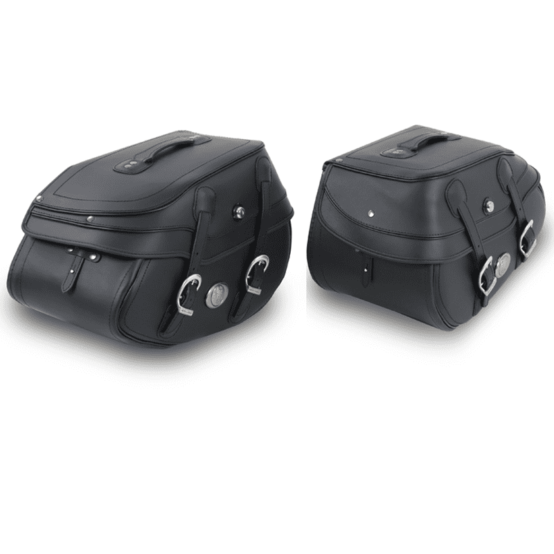 Motorradtasche [Hepco & Becker] - Satteltaschen Buffalo Big schwarz – Rohrpacktaschenhalter