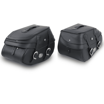 Motorradtasche [Hepco & Becker] - Satteltaschen Buffalo Big schwarz – Rohrpacktaschenhalter