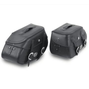 Motorradtasche [Hepco & Becker] - Satteltaschen Buffalo schwarz – Rohrpacktaschenhalter