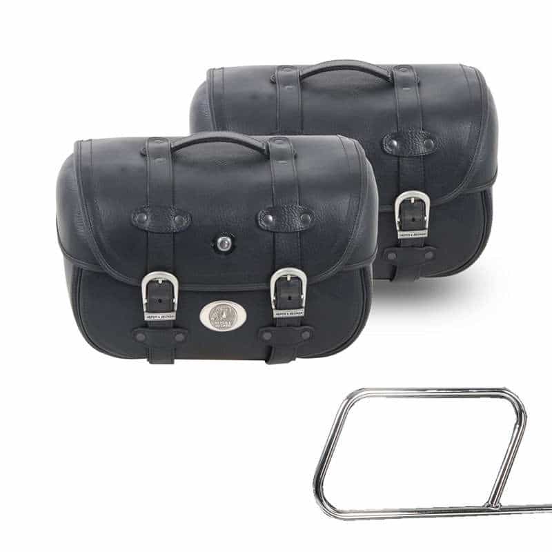 Motorradtasche [Hepco & Becker] - Satteltaschen Liberty Big – Rohrpacktaschenhalter