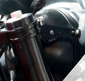 BMW R nineT 1200 Urban G/S (niedriger Auspuff) [2017-2023] - Montagehalterungen für Fenouil Windschutzscheibe mit Gabel cod.2904