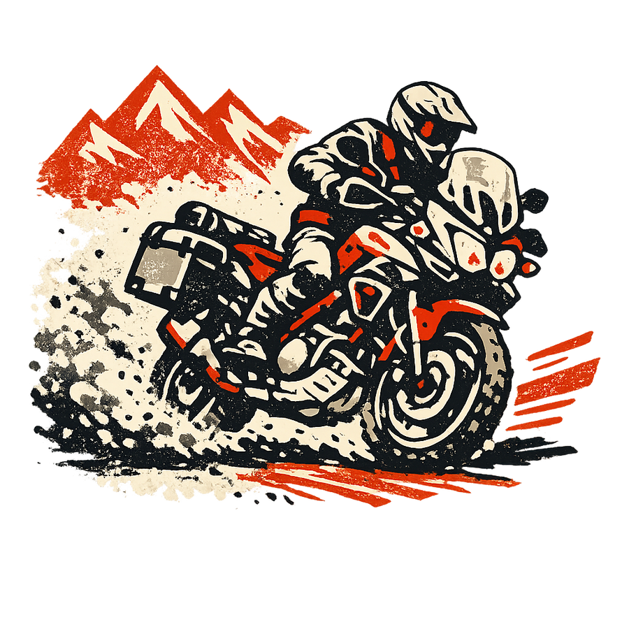 Suzuki dl 800 [Hoodie] - Retro Rallye - Rücken Print