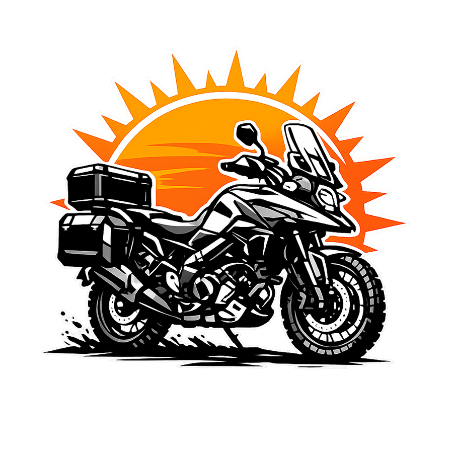 Suzuki dl 800 [T-shirt] - Sunset Split - Stampa sul petto