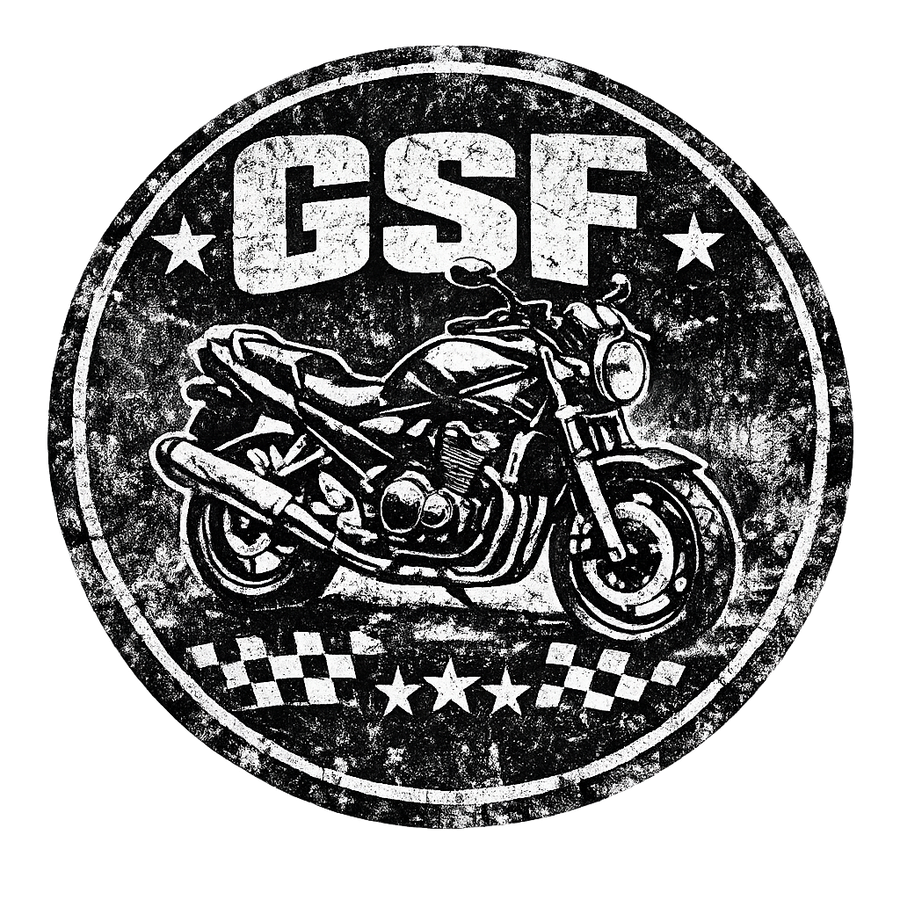 Suzuki gsf 650 [Sweat-shirt] - Badge Grunge - Impression au dos