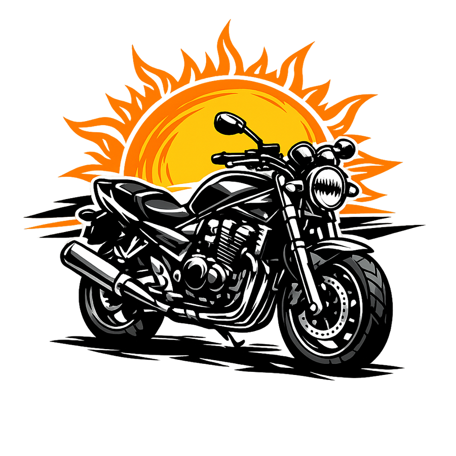Suzuki gsf 650 [T-shirt] - Sunset Split - Stampa sul retro
