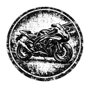 Suzuki gsx-r 600 [Hoodie] - Grunge Badge - Chest Print