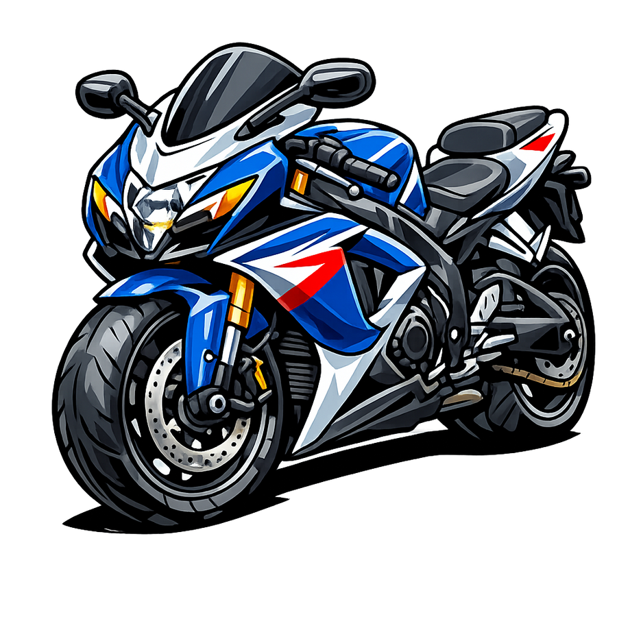 Suzuki GSX-R 600 [Hoodie] - Cartoon - Chest Print
