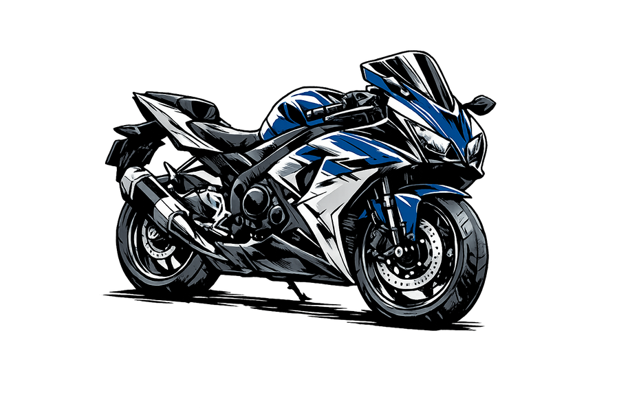Suzuki gsx-r 600 [Hoodie] - Manga Neon City - Chest Print