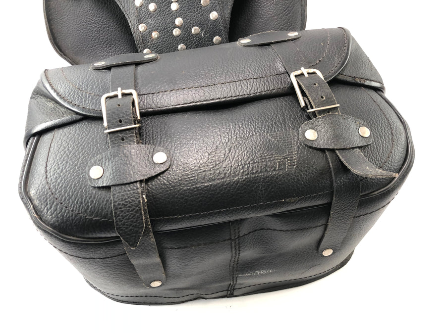 Borse laterali chopper in pelle