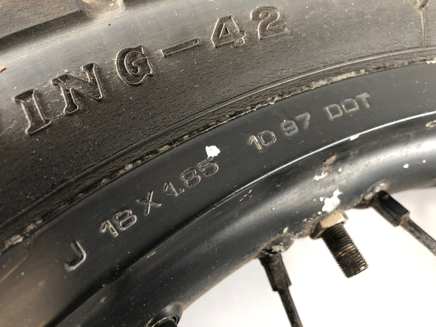 Kawasaki KMX 125 MX 125 B [1998] - Hinterrad Rad Felge