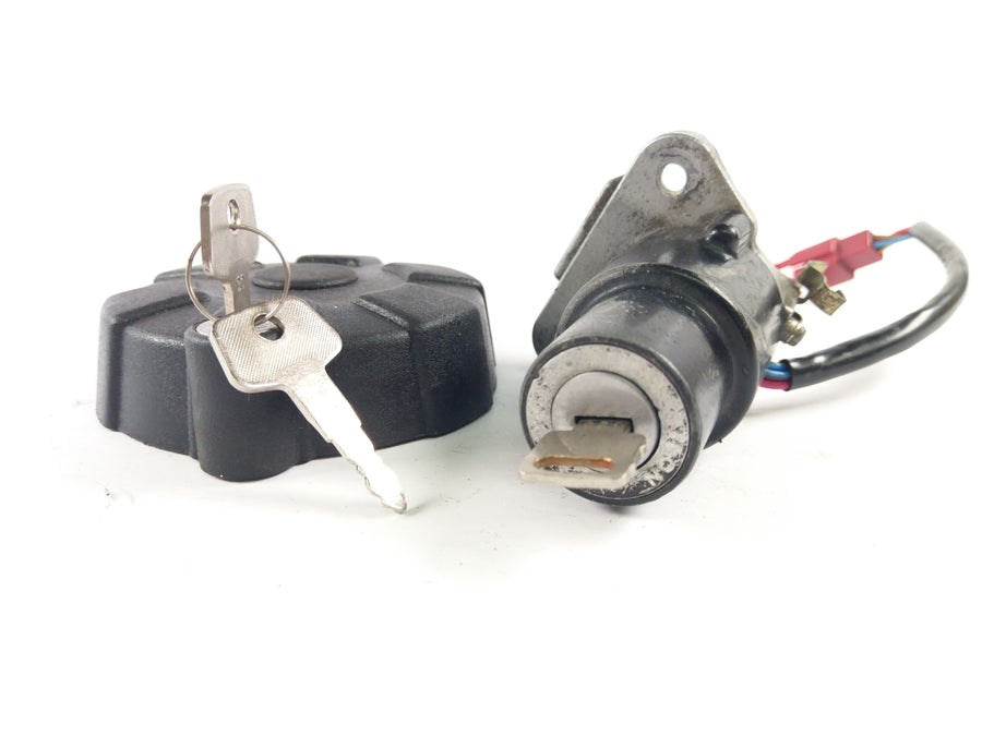 Yamahe DT 125 4BL [1997] - Castle Set Lock serbatoio serbatoio serbatoio